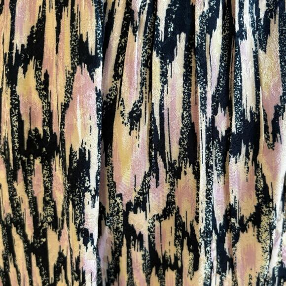 Scotch & Soda Amsterdam Cream Print Ruffle Midi Dress Small - Picture 5 of 5